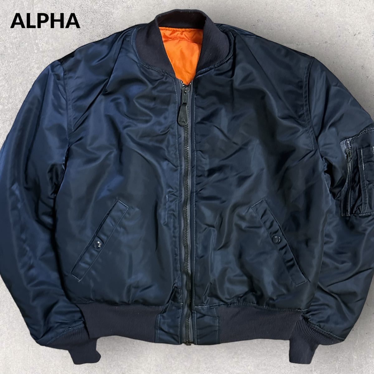 ALPHA INDUSTRIES アルファ 90s復刻 68モデル USA製 MA-1 フライト