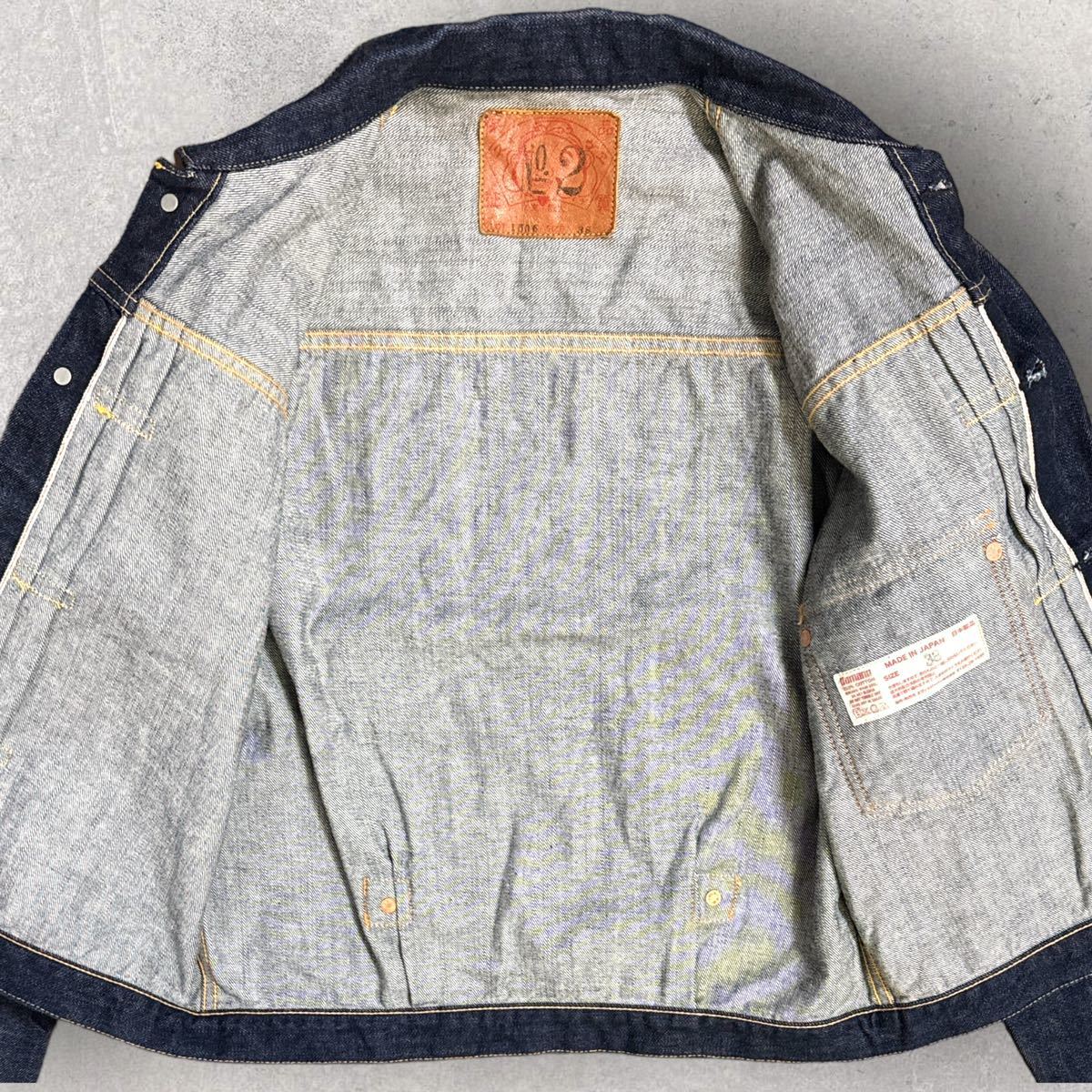 美品 EVISU エヴィス 1st 濃紺 デニムジャケット バックペイント 美品 EVISU エヴィス 1st 濃紺 デニムジャケット バックペイント