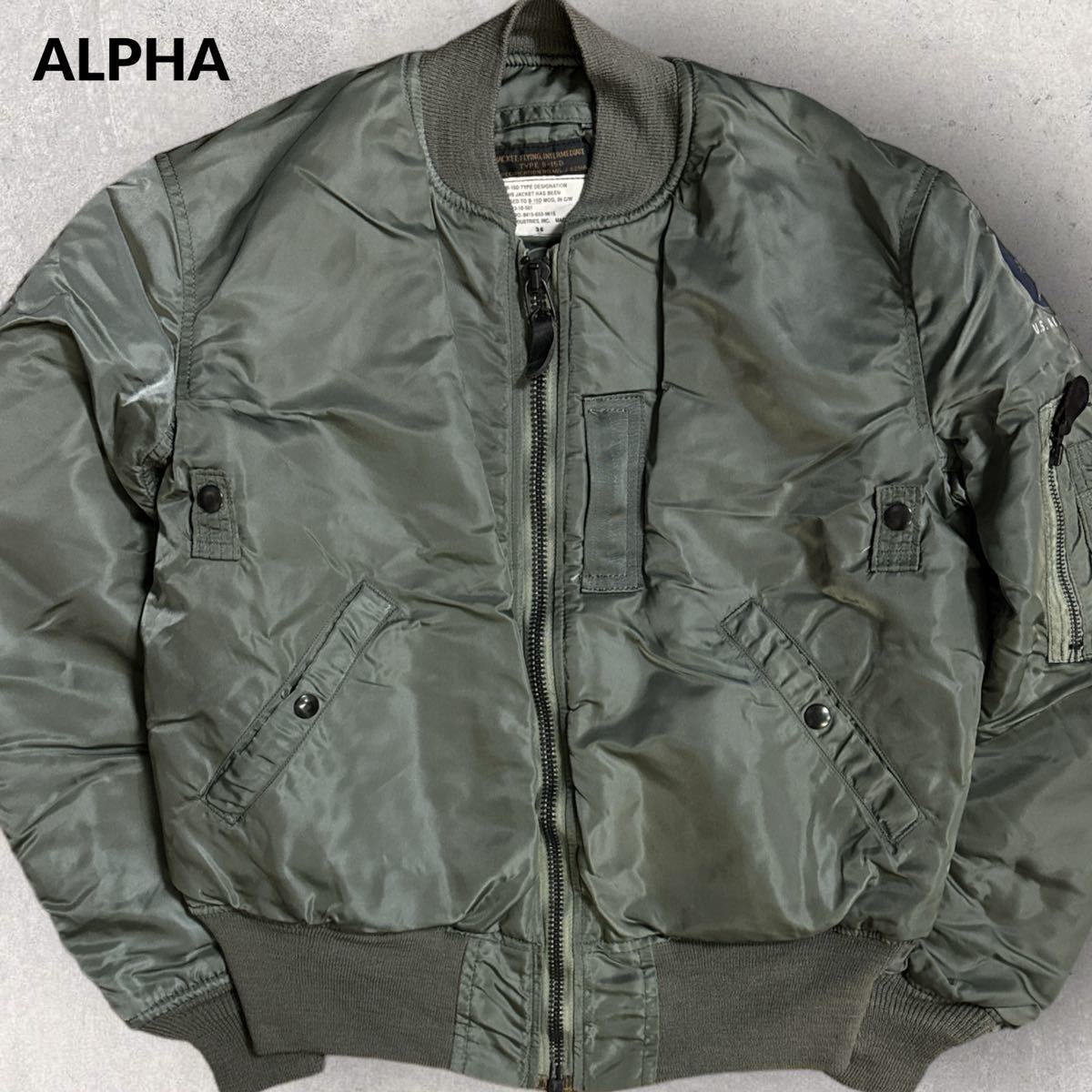 ALPHA INDUSTRIES アルファ 90s USA製 50's復刻 TYPE B-15D MOD ALPHA INDUSTRIES アルファ 90s USA製 50's復刻 TYPE B-15D MOD