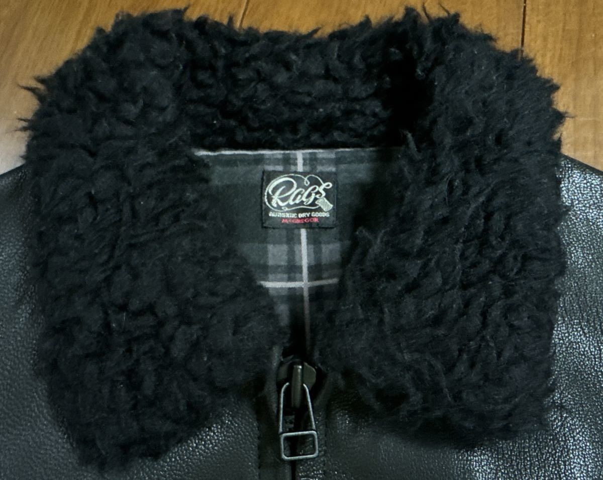 定価12 6万 Rags McGREGOR ラグスマックレガー 13AW 山羊革 G-1 定価12 6万 Rags McGREGOR ラグスマックレガー 13AW 山羊革 G-1