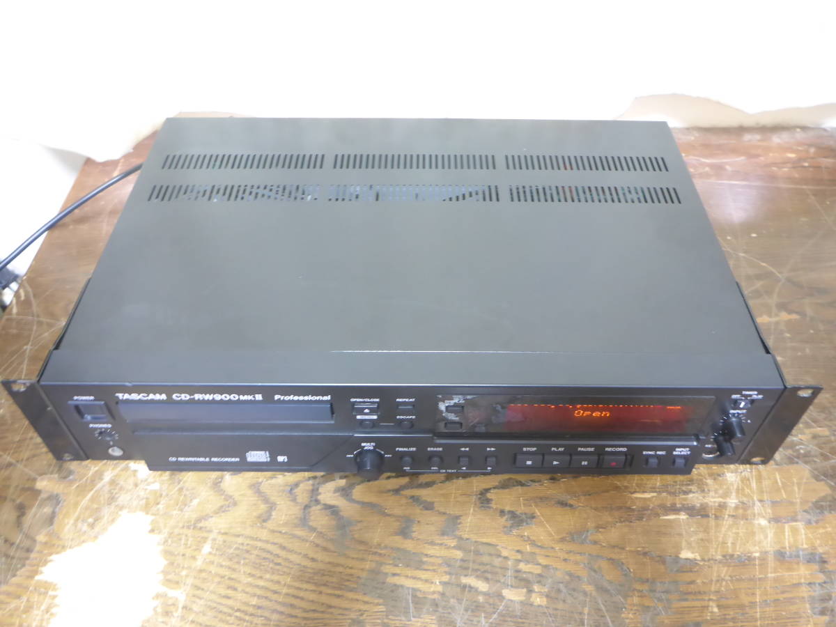 TASCAM CD-RW900MK2業務用CDレコーダー タスカム_画像2