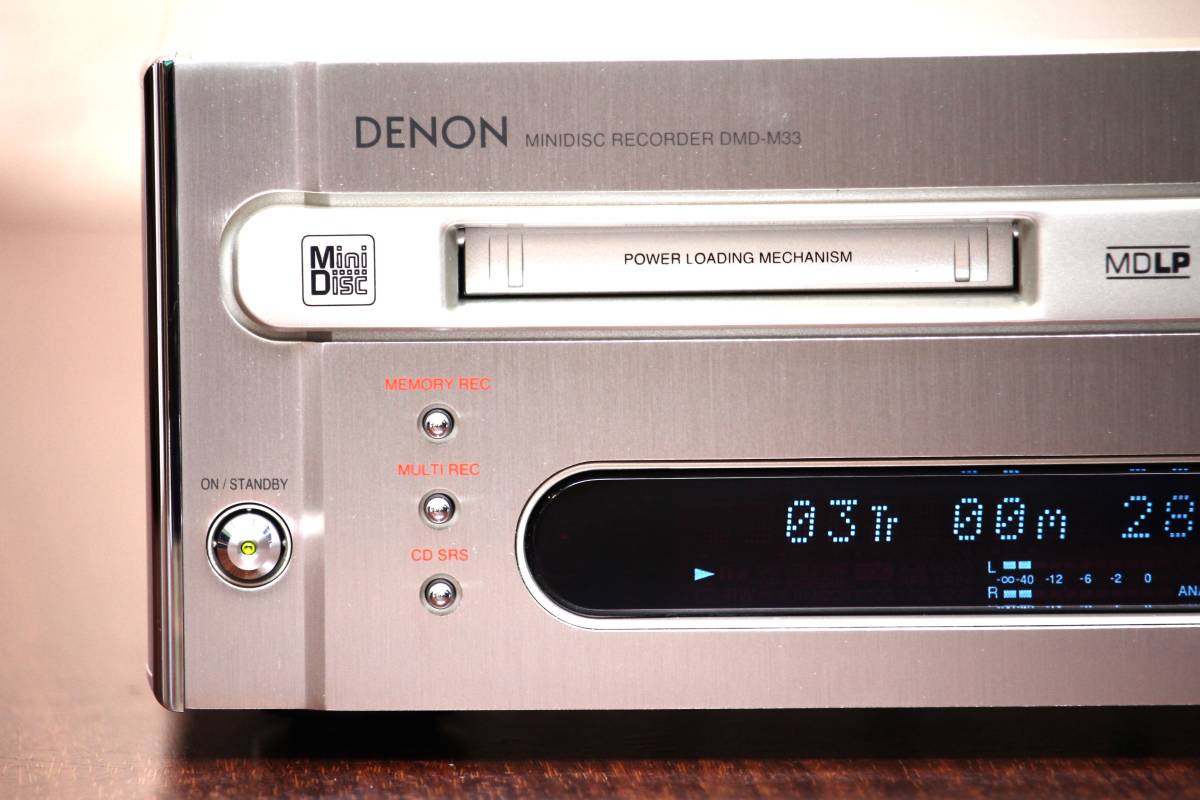 DENON DMD-M33 MDデッキ　ミニディスクプレーヤー／レコーダー　完動品 4ヶ月保証_画像5