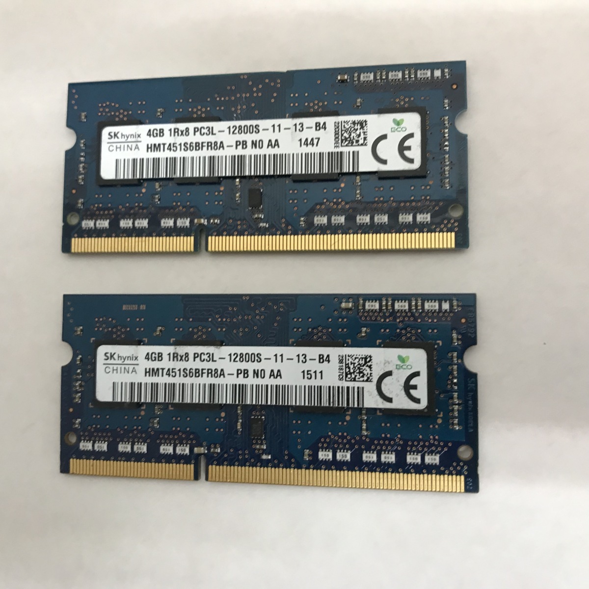 SK HYNIX 1Rx8 DDR3L-1600 4GB 2枚セットで 8GB PC3L-12800S 4GB 2枚 DDR3Lノートパソコン用メモリ 204ピン DDR3 204ピン Non-ECCメモリ_画像7