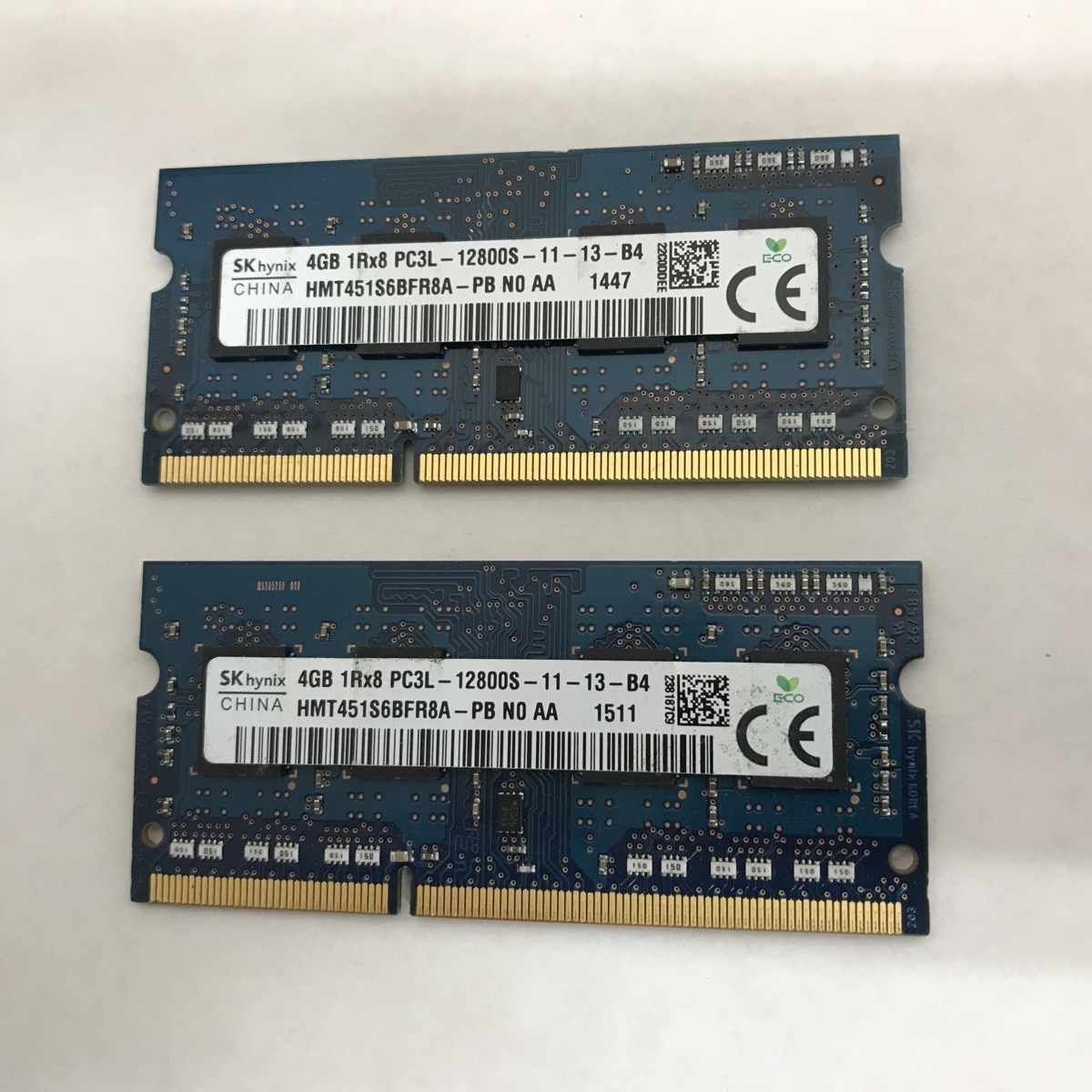 SK HYNIX 1Rx8 DDR3L-1600 4GB 2枚セットで 8GB PC3L-12800S 4GB 2枚 DDR3Lノートパソコン用メモリ 204ピン DDR3 204ピン Non-ECCメモリ_画像6