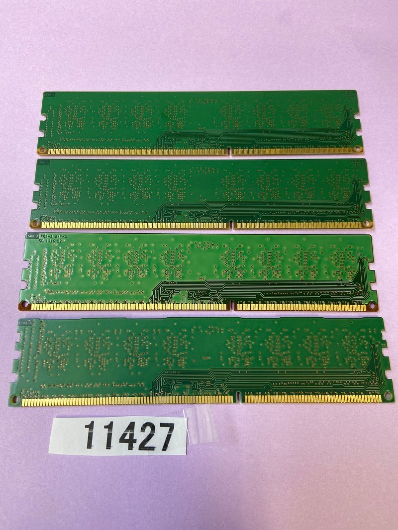 MICRON 1Rx8 PC3L-12800U 4GB 4枚 16GB DDR3L デスクトップ用 メモリ 240ピン DDR3 1600L 4GB 4枚 16GB_画像3