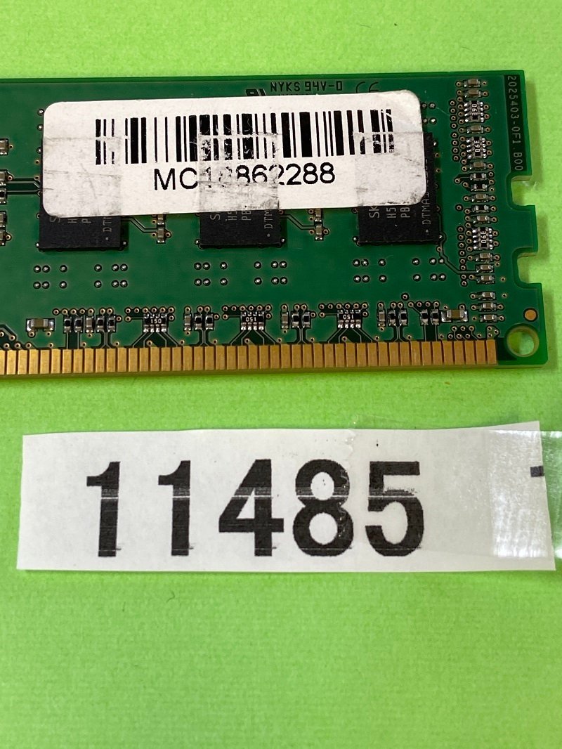 KINGSTON KVR16LN11/8 PC3L-12800U 8GB DDR3L デスクトップ用 メモリ ECC無し DDR3L-1600 8GB DDR3 DESKTOP RAM_画像4