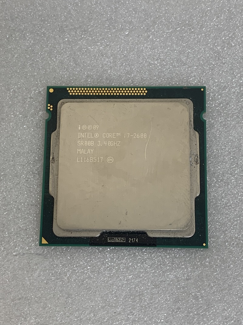 CPU インテル Core i7-2600 3.40GHz SR00B LGA1155 Intel Core i7 2600 第2世代 プロセッサー 中古 動作確認済み_画像6