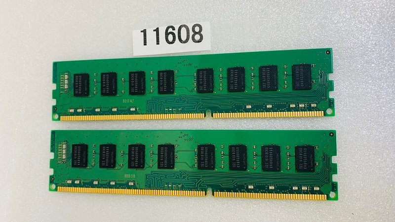 SAMSUNG PC3-12800U 8GB 2枚で 16GB DDR3 デスクトップ用 メモリ DDR3-1600 8GB 2枚 240ピン ECC無し PC3 12800 16GB DDR3_画像3