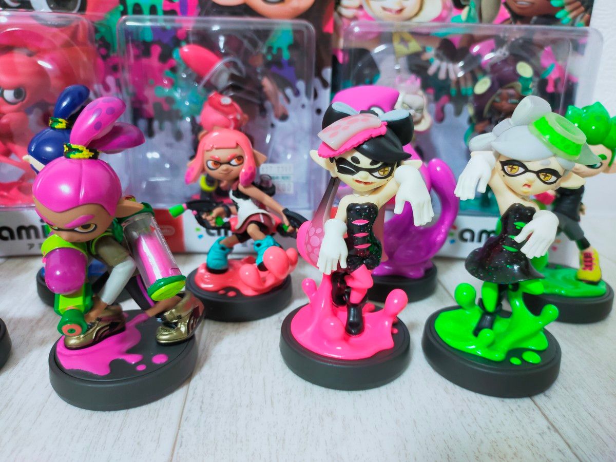 スプラトゥーン　アミーボ　amiibo　限定カラー　任天堂