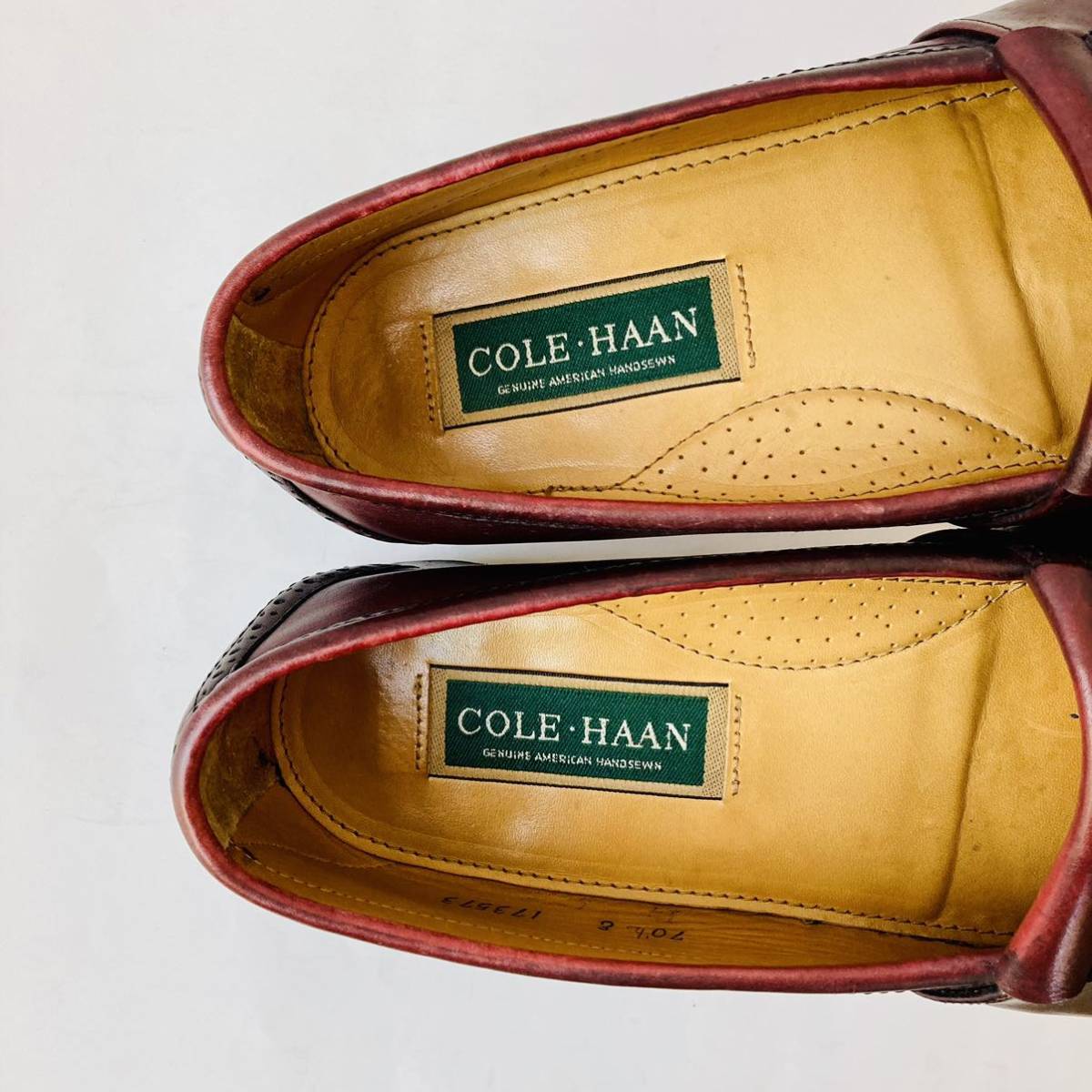 COLE HAAN コールハーン 濃茶 キルトローファー 25cm 除菌・消臭済み_画像5