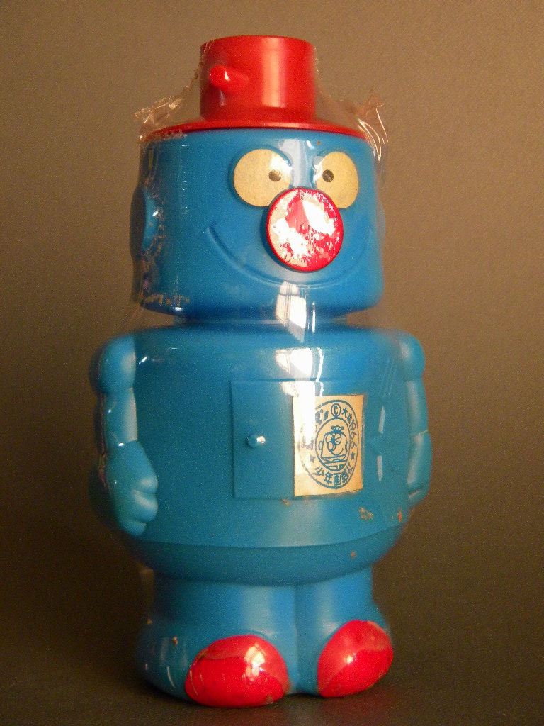  подлинная вещь **1966ro кнопка подросток .. шампунь бутылка нераспечатанный shrink ROBOT содержание входить!! TV аниме манга робот ** не использовался неиспользуемый товар 