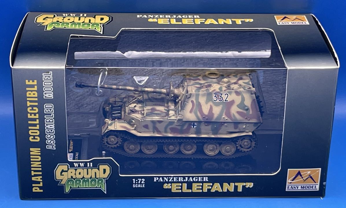 ☆3L135 EASY MODEL 1/72 WWⅡ GROUND ARMOR PANZERJAGER ELEFANT_画像2