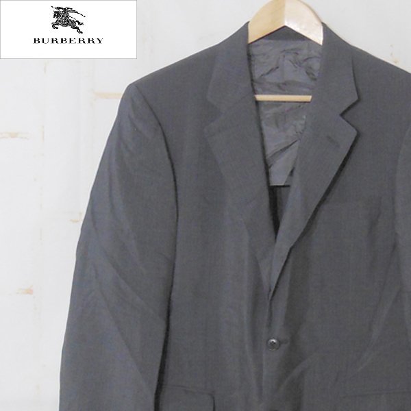  Burberry London BURBERRY LONDON#moheya. wool tailored jacket stripe pattern / three . association / made in Japan ## gray *NK3n17130