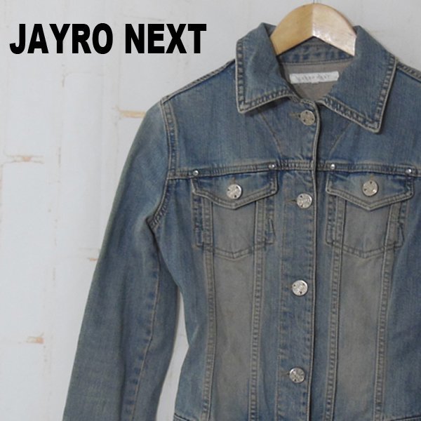 Gyro next JAYRO NEXT# Denim jacket rhinestone indigo dyeing #M# blue group *NK3n17319