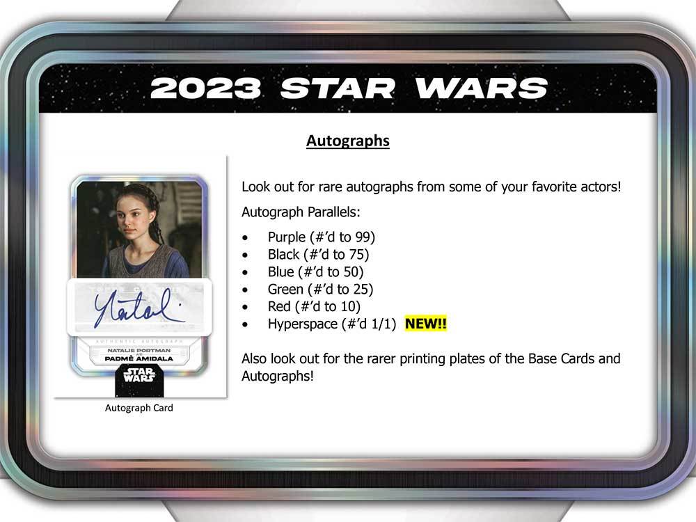 2023 Topps Star Wars Trading Cards Super Box スターウォーズ　トレーディングカード　トップス レア　未開封_画像8