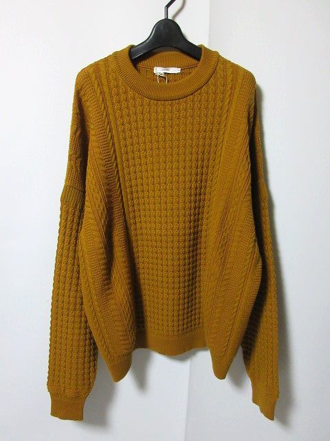 23AW 新作 未使用 YASHIKI ヤシキ Honami Knit ニット セーター MUSTARD 2_画像4