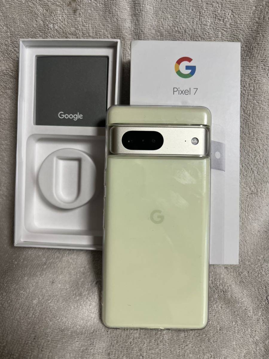 Google Pixel7 128GB レモングラス　simフリー　グーグル　ピクセル7 指紋認証NG_画像1