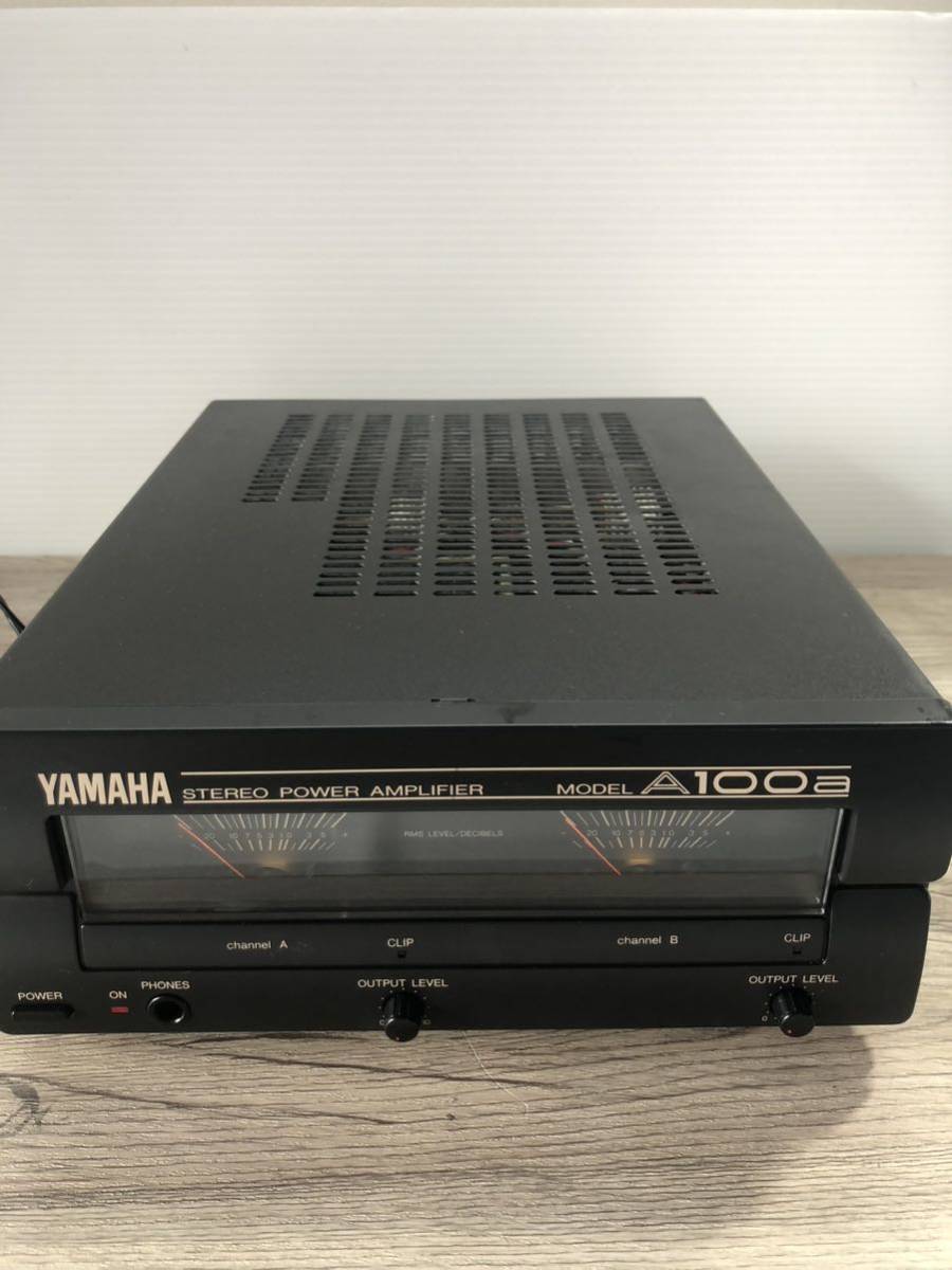 【アンティーク】YAMAHA ステレオパワーアンプ AMPLIFIER 音響機材 ヤマハ A100a_画像3