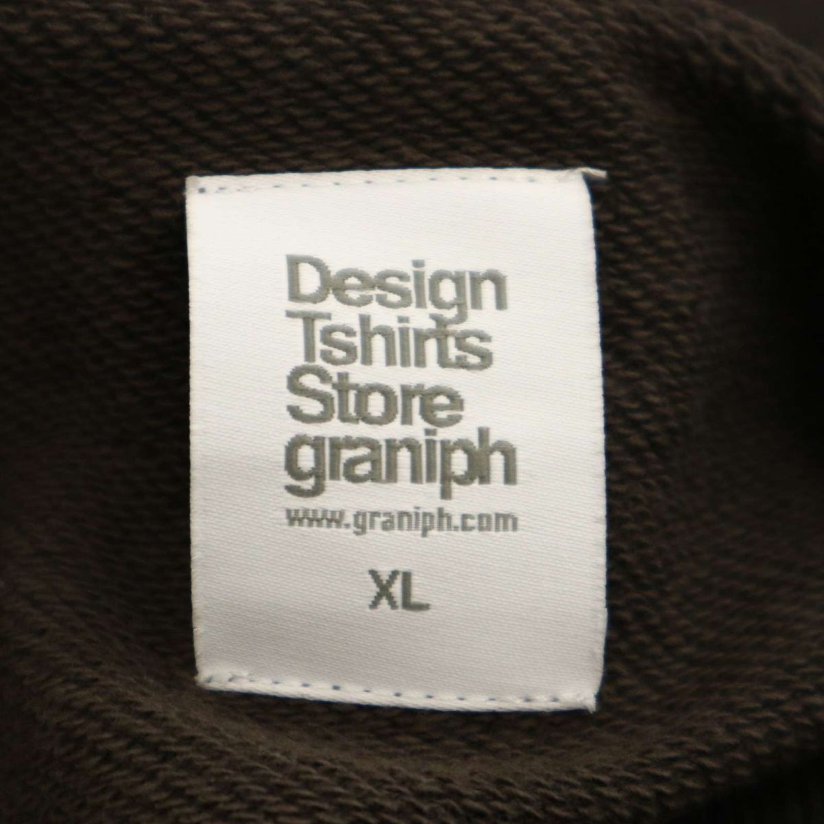 Design Tshirts Store graniph グラニフ UFO スパンコール装飾★ スウェット トレーナー Sz.XL　メンズ グレー 大きいサイズ　C3T10904_B#I_画像6