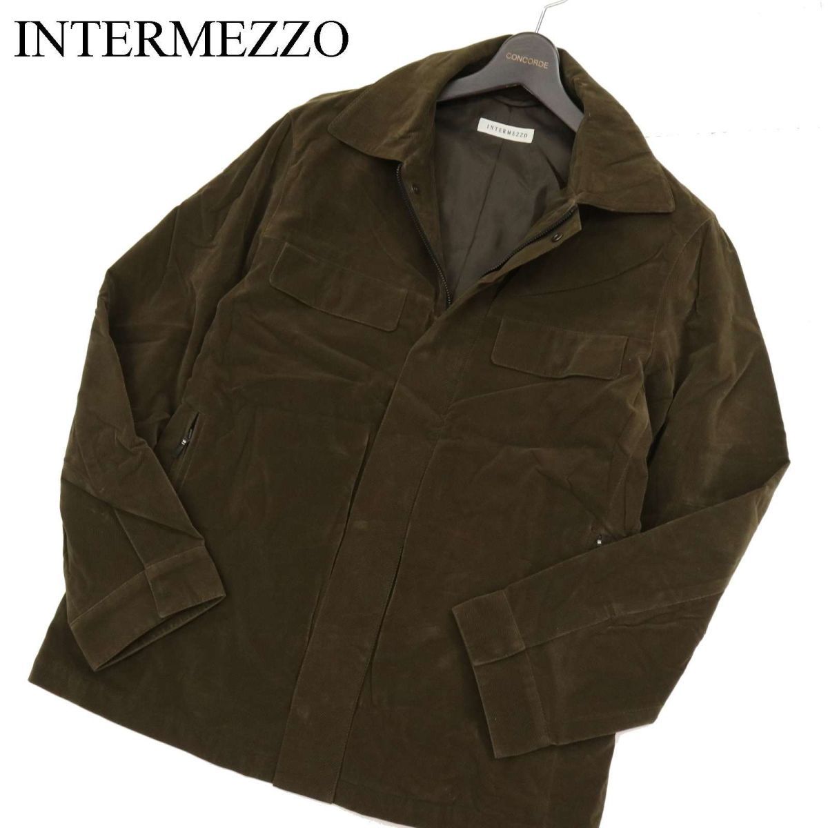 INTERMEZZO インターメッツォ レナウン 秋冬 コーデュロイ★ ワーク ジャケット ブルゾン Sz.L　メンズ　C3T11417_C#N_画像1