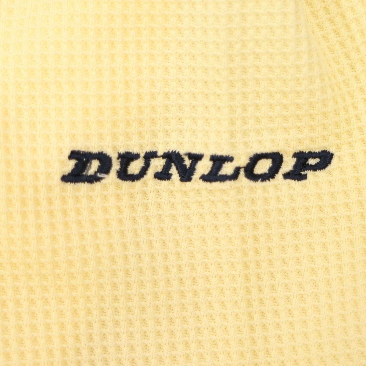 【新品 未使用】 DUNLOP ダンロップ 通年 ロゴ刺繍 ライン 長袖 ポロシャツ Sz.L　メンズ ゴルフ　C3T11485_C#C_画像4