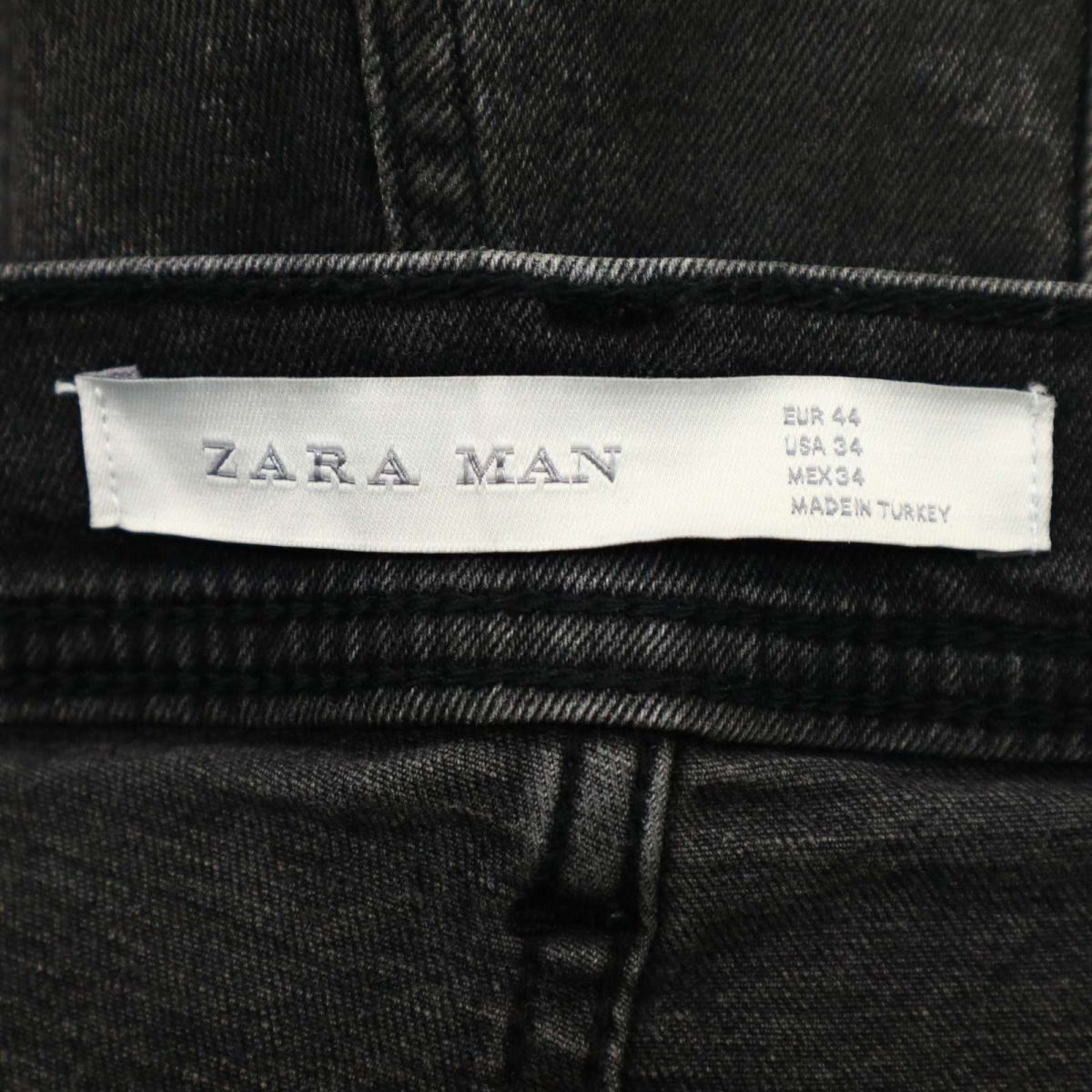 ZARA MAN ザラ マン 通年 ダメージ加工★ ストレッチ テーパード デニム パンツ ジーンズ Sz.34　メンズ 大きいサイズ　C3B04706_C#R_画像10