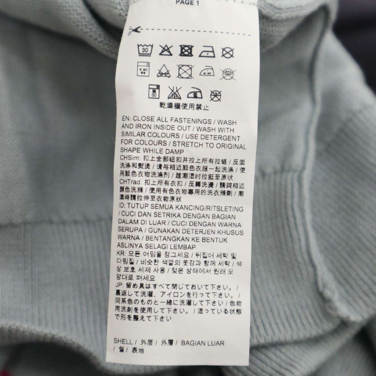 【新品 未使用】 PUMA プーマ 通年 ロゴ刺繍★ボーダー ハーフジップ コットン ニット セーター Sz.XL　メンズ 大きいサイズ　C3T11791_C#L_画像7