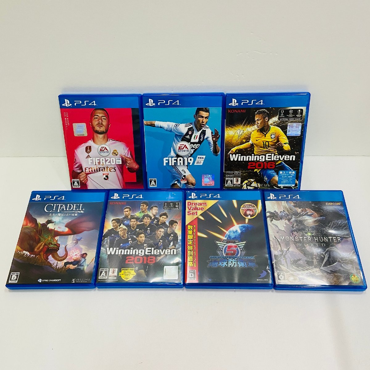 【607-2029-u】◎1円スタート◎PS4 ソフト 7本 まとめ売り ジャンク品_画像1