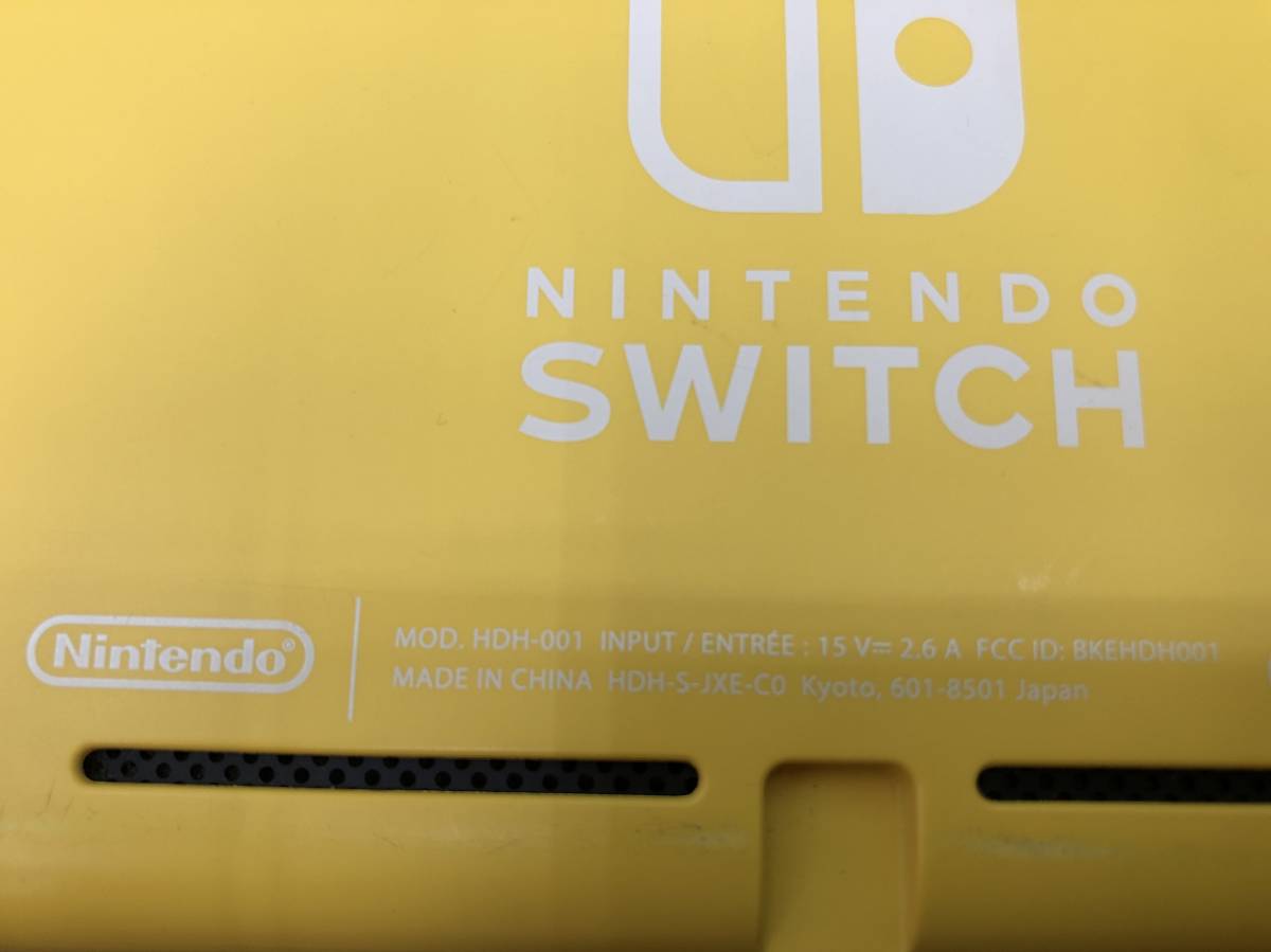 1円～ 任天堂switch Lite イエロー HDH-001 ニンテンドー スイッチ ライト 黄色 _画像5