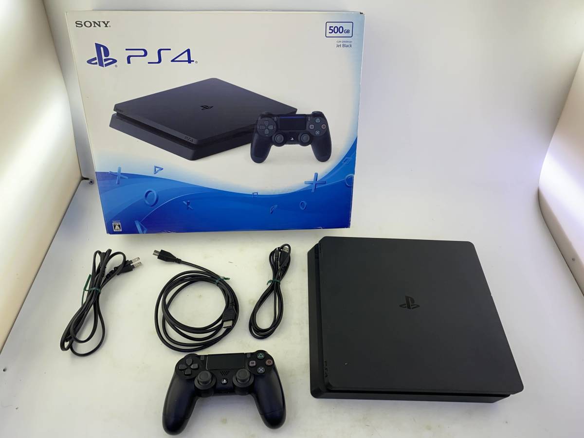 1円～【動作確認済】PS4 プレイステーション4 本体 500GB ジェット