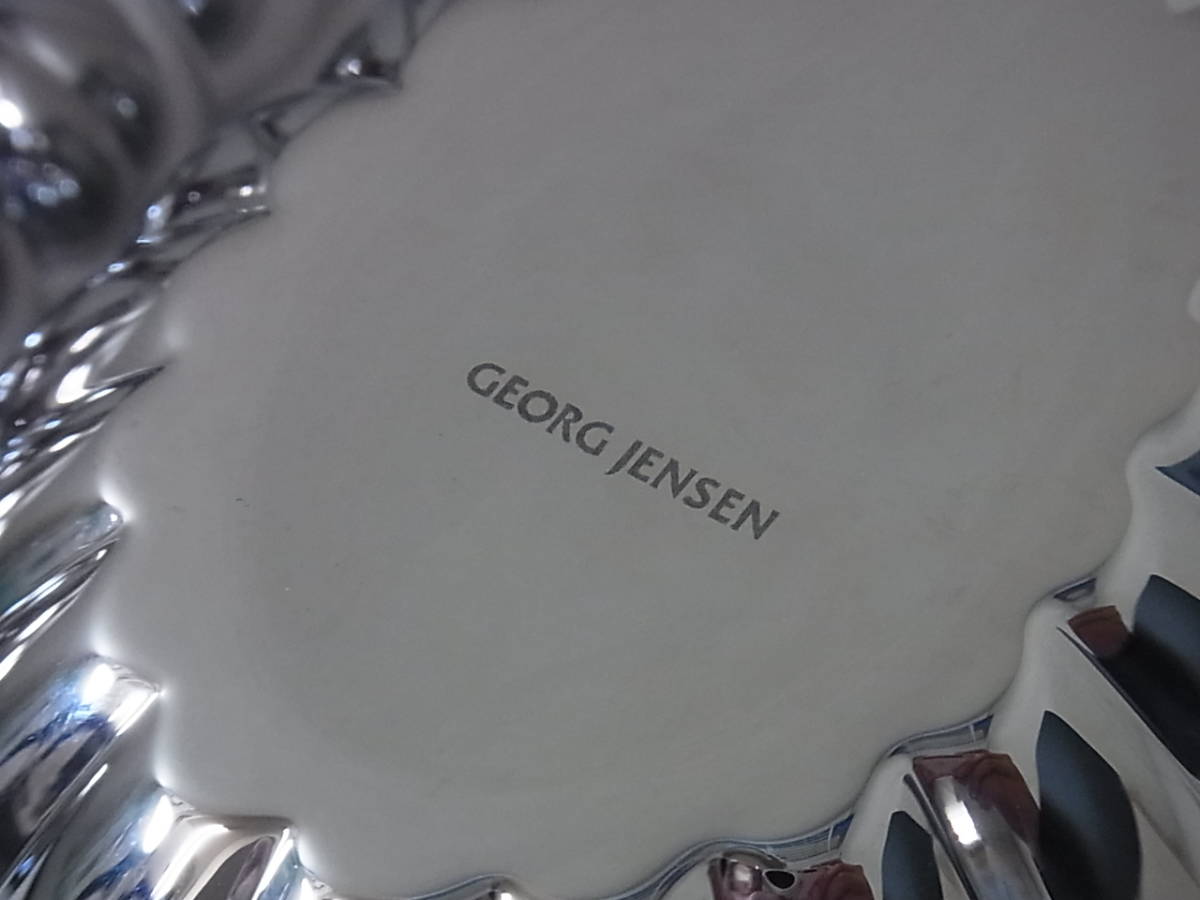 151201H11-1206H-A2■Georg Jensen■ジョージ・ジェンセン ボンボニエール 小物入れ ケース インテリア 飾り物 シルバーカラーの画像8