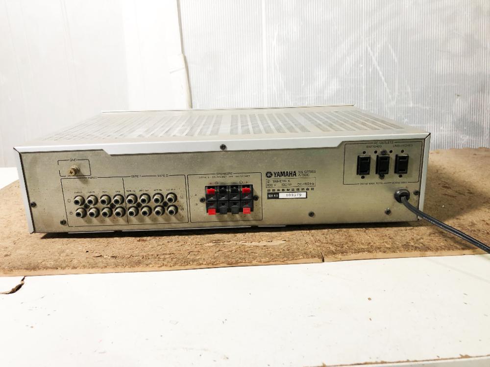 ★ 中古★YAMAHA ヤマハ ステレオ プリメインアンプ NATIONAL SOUND STEREO AMPLIFIER【A-500】CMZC_画像8