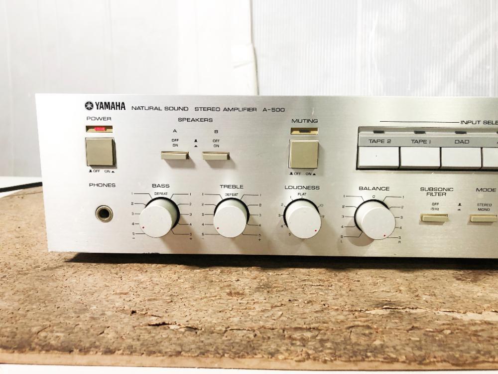 ★ 中古★YAMAHA ヤマハ ステレオ プリメインアンプ NATIONAL SOUND STEREO AMPLIFIER【A-500】CMZC_画像4