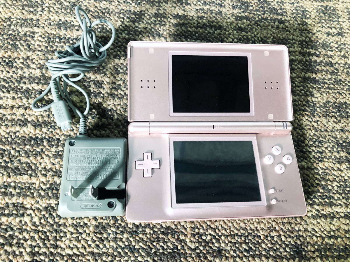 ◎★ 中古★ 任天堂 ニンテンドー DS Lite 本体 メタリックロゼ【USG-001】CMJR_画像1