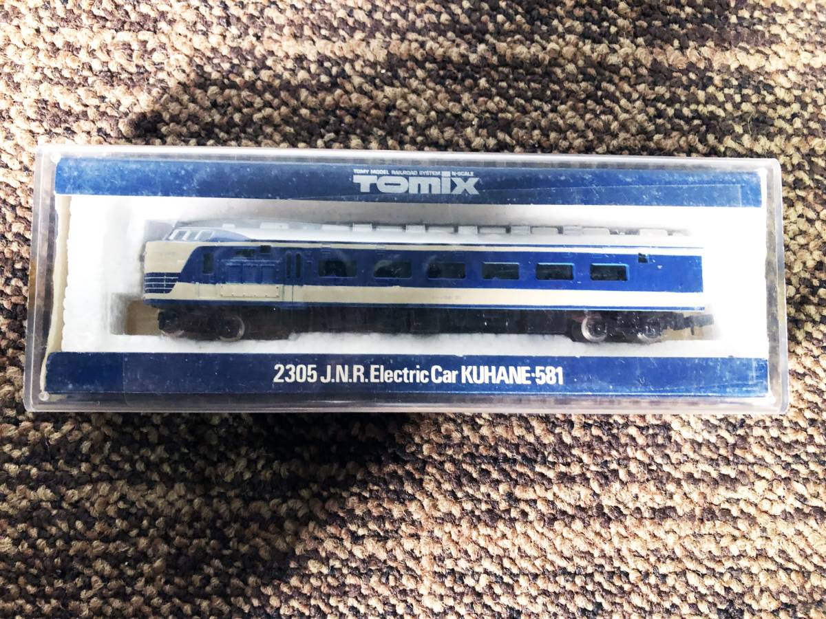 ◎★ 中古★TOMY　Tomix「国鉄電車クハネ581形 寝台付制御車」 N-SCALE　元箱・ケース付き【No.2305】COKP_画像2