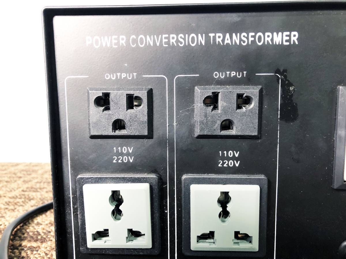 ◎★ 中古★D＆C　POWER CONVERSION TRANSFORMER　変圧器　トランスフォーマー　【DT-3000VA】CPGK_画像3