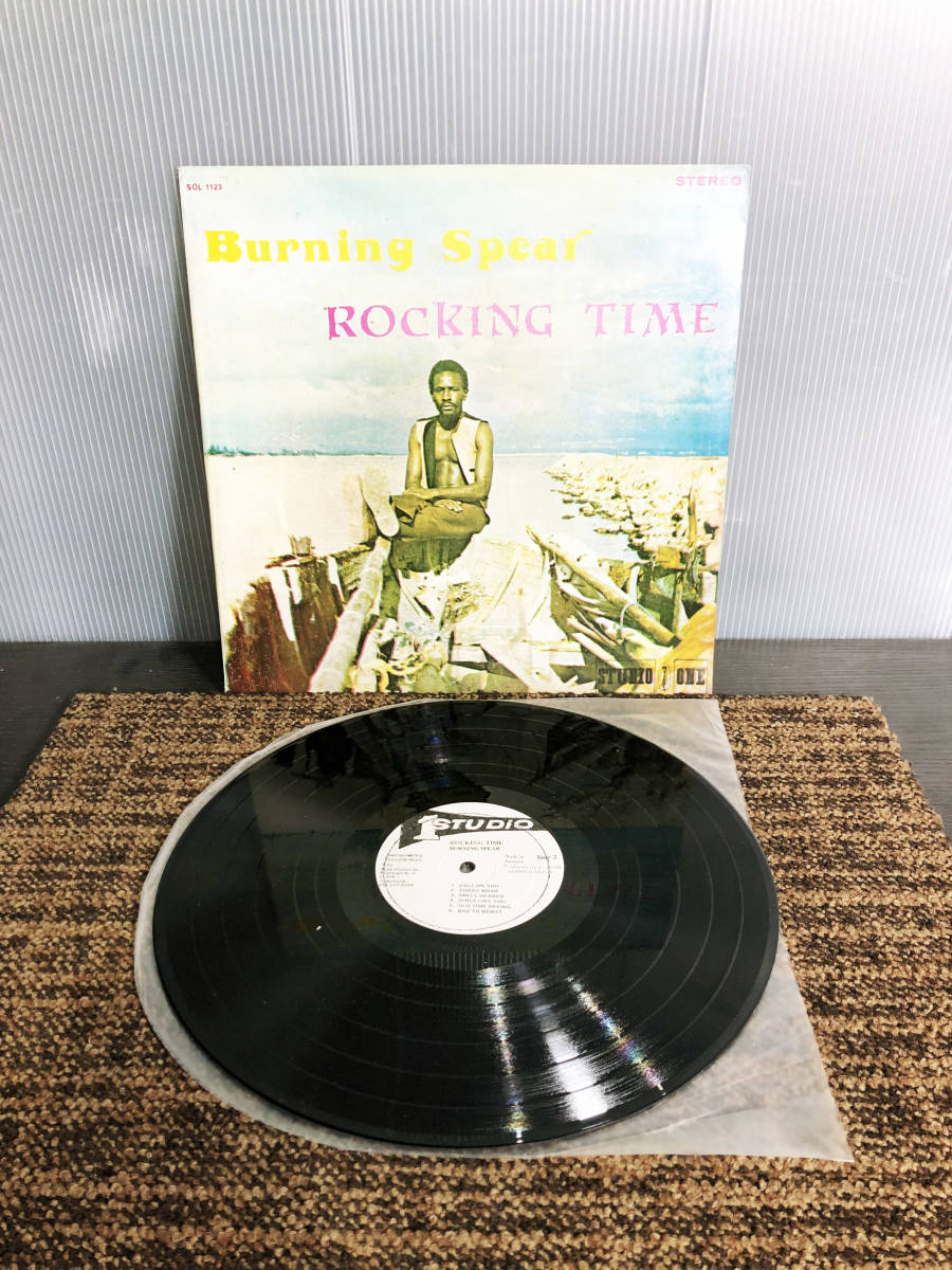 ★ 中古★LPレコード『Burning Spear / Rocking Time』　レゲェ音楽【SOL 1123】CLJC_画像1