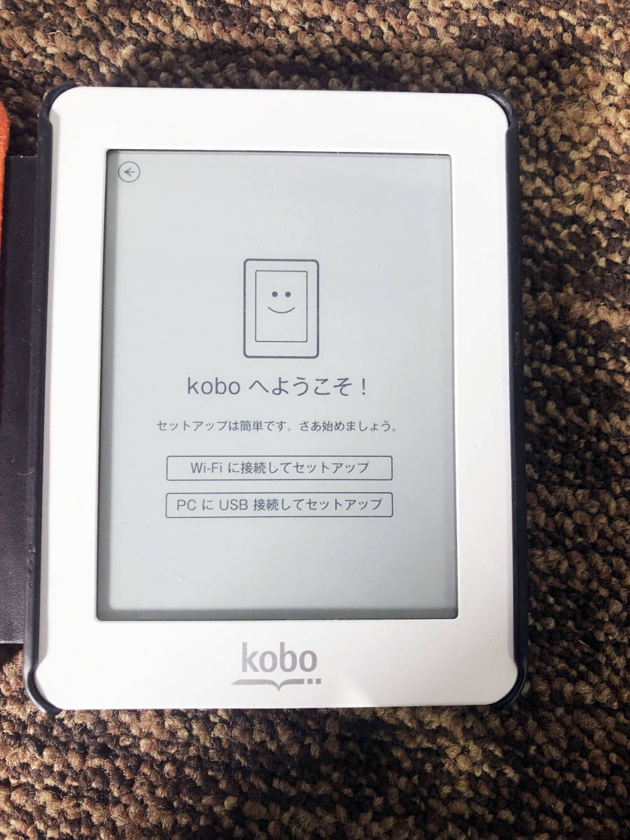 ◎★ 中古★楽天 電子ブックリーダー kobo mini 白 + カバー付き【kobo mini】CMJO_画像2