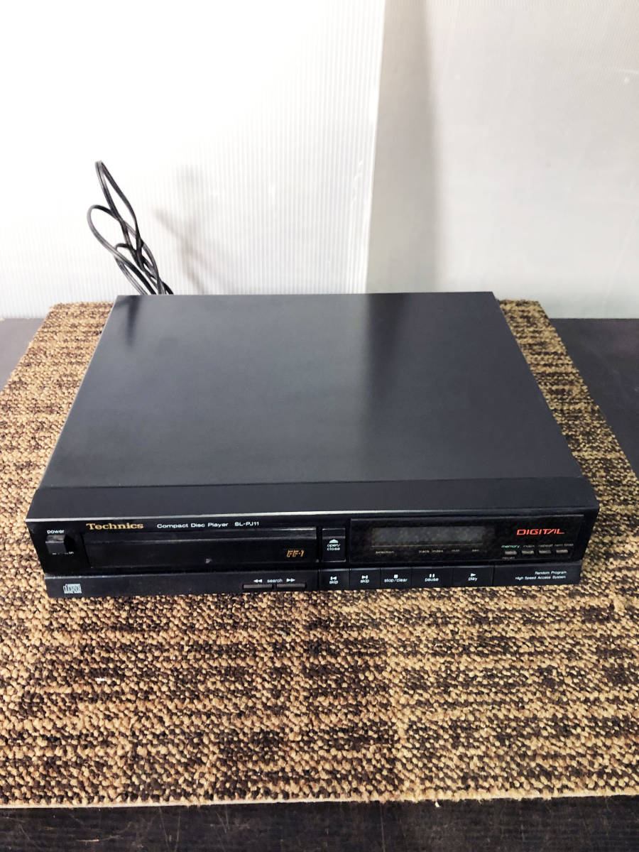 ◎★ 中古★Technicsテクニクス ★ CDプレーヤー SL-PJ11 ★ FF-1レーザーピックアップ【SL-PJ11】CNHG_画像1