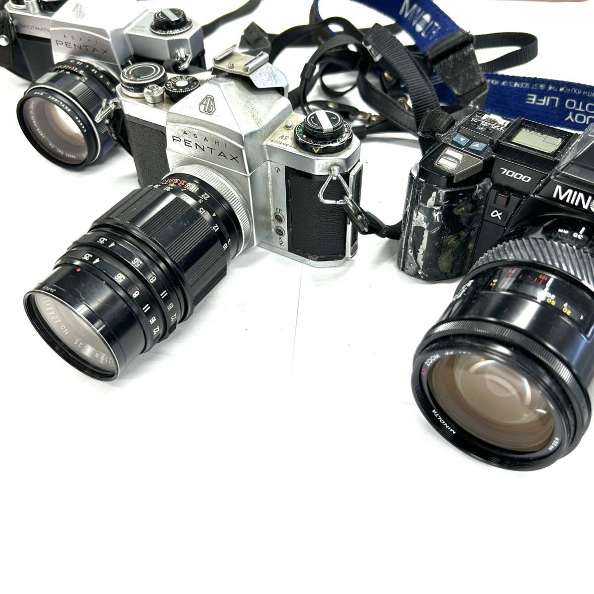 Y089 カメラ フィルムカメラ レンズ まとめ Kodak コダック PENTAX ペンタックス MINOLTA ミノルタ ジャンク品 中古 訳あり_画像4