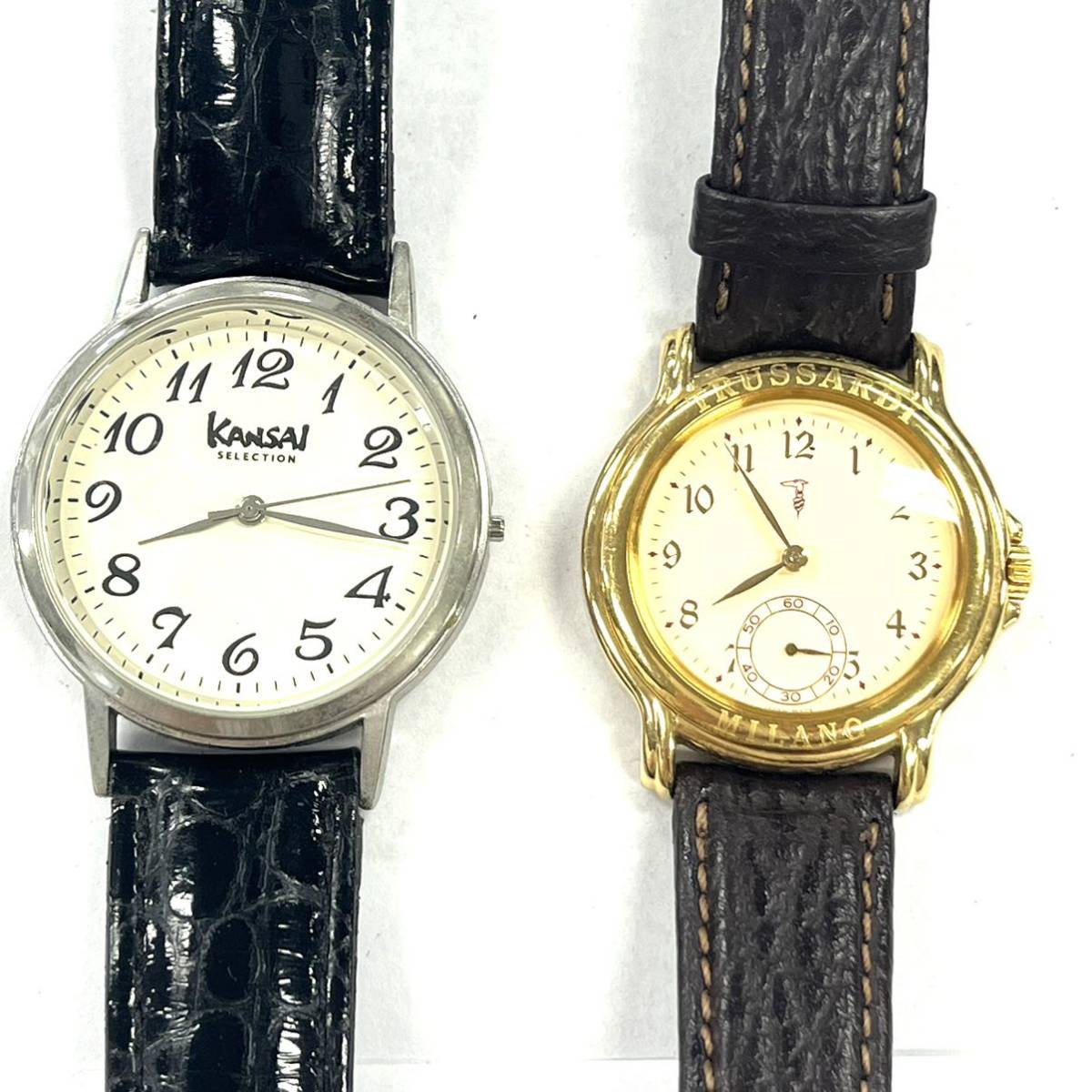 N135 腕時計 まとめ swatch Lapini TRUSSARDI KANSAI SELECTION SAT004 クォーツ ジャンク品 中古 訳あり_画像4