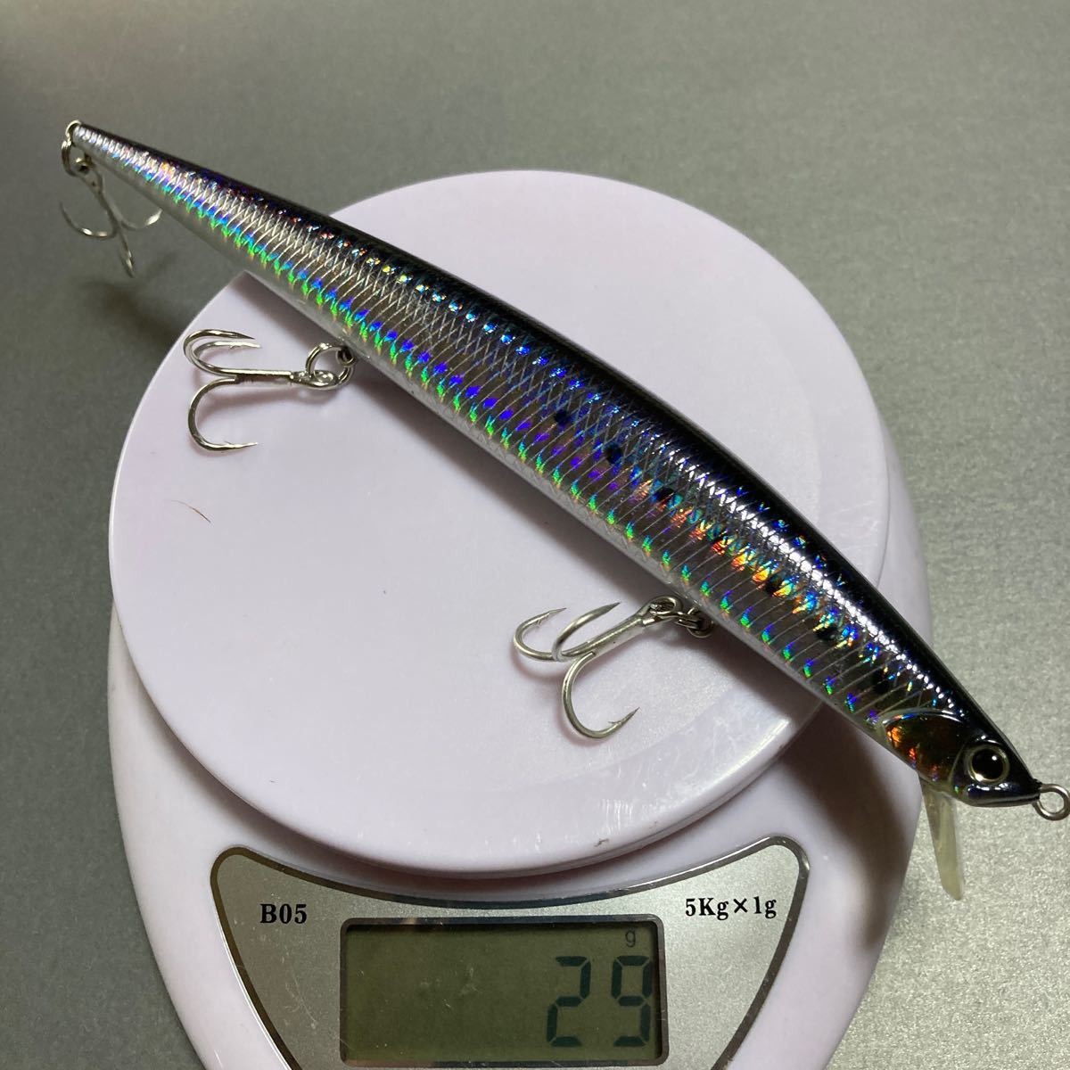 【中古品 極美品】 デュオ タイドミノー スリム フライヤー 175 DUO Tide Minnow Slim FLYER 175 新品高強度防錆フック交換済 #8075_画像7