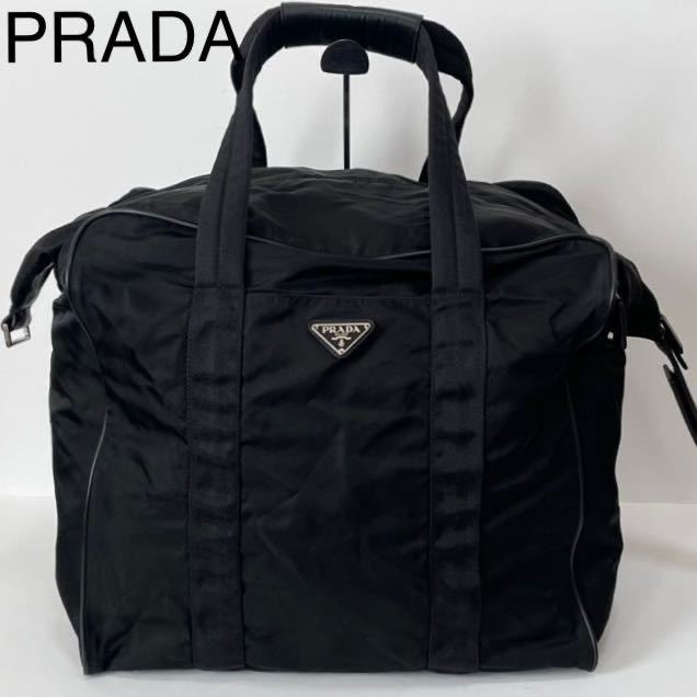 まとめ買い】 【極美品】PRADA プラダ ボストンバッグ 旅行バッグ