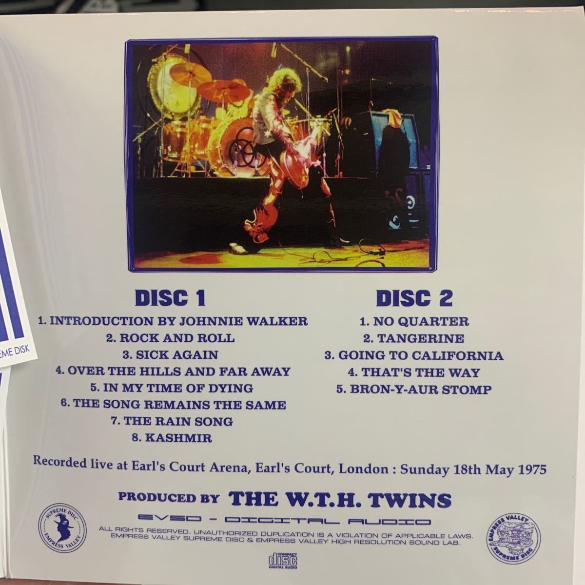 LED ZEPPELIN / RED DEVIL「赤い悪魔」5CD BOX SET prototype version : super rare! 赤い悪魔ジミー・ペイジ！お蔵入りデザイン！_画像4