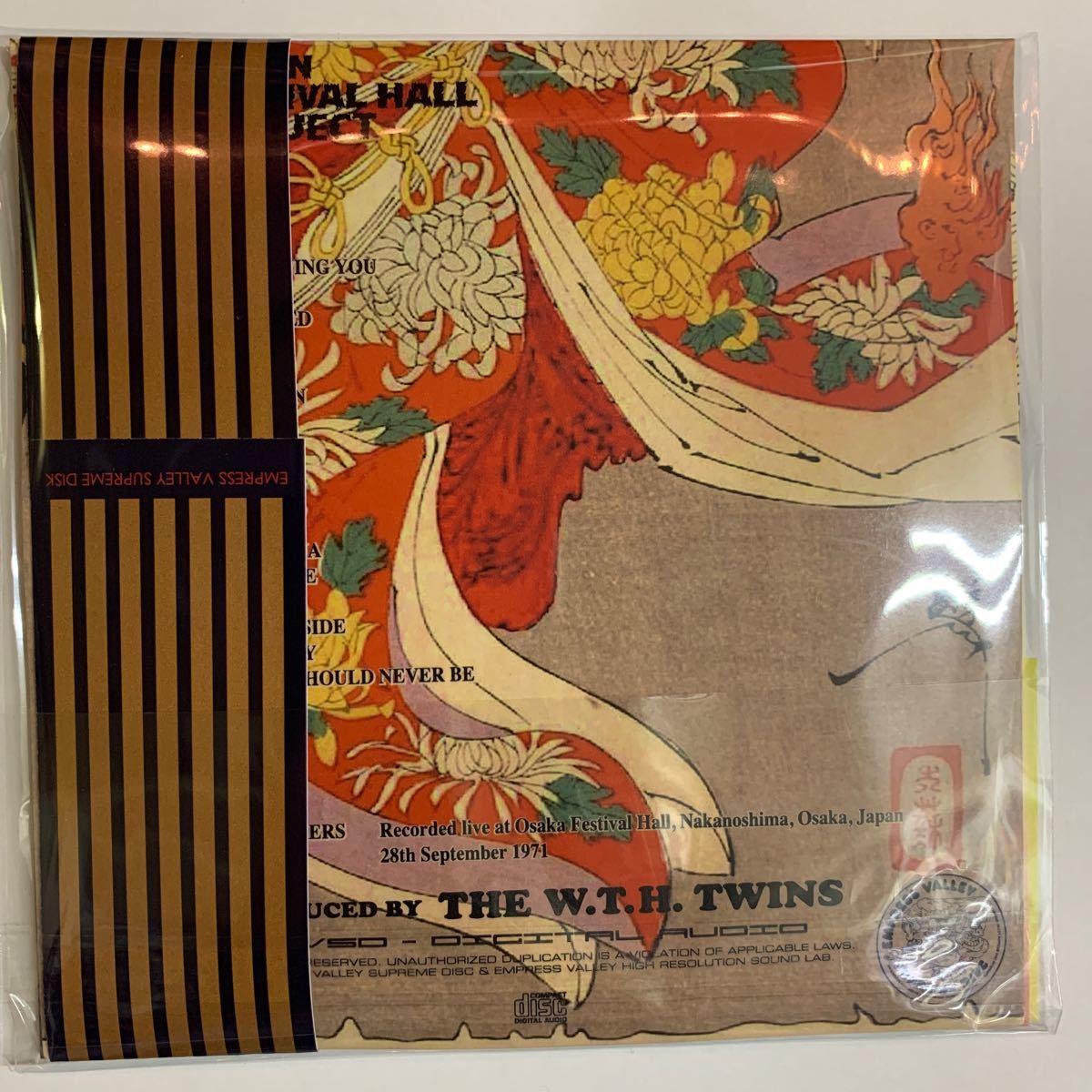 LED ZEPPELIN / OSAKA FESTIVAL HALL 928 STEREO PROJECT「炎がとまらない」3CD Woodblock print pro-use version 激レアアイテム！ラスト_画像2