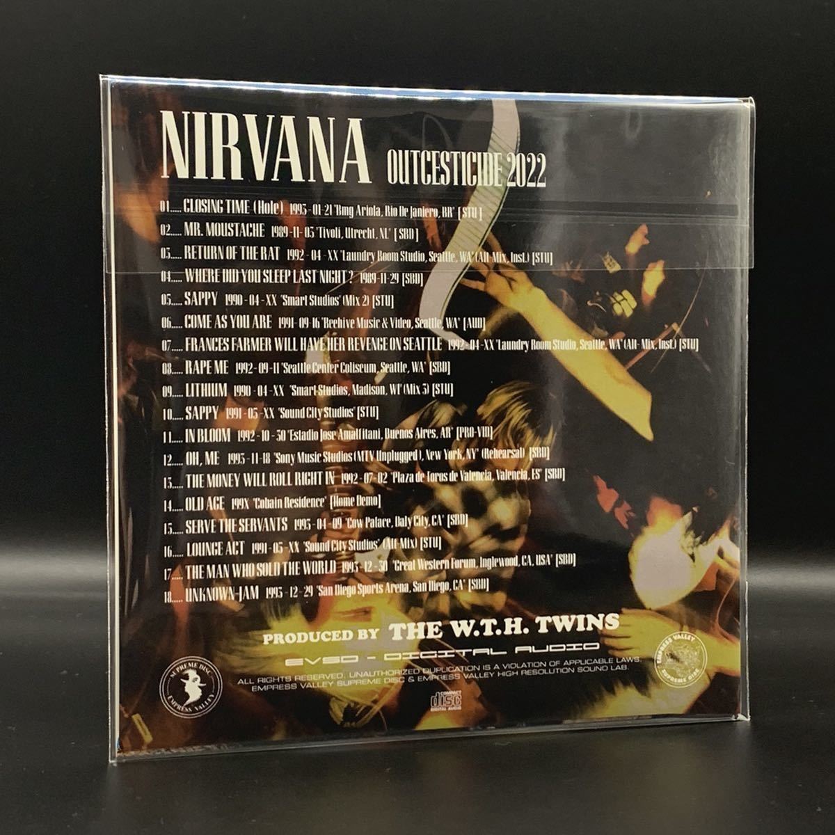 NIRVANA : OUTCESTICIDE 2022「涅槃で聴く」通常盤　EMPRESS VALLEY CD_画像2