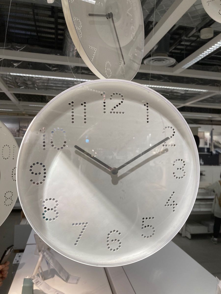 お値下げしました IKEA MARKERAD 壁掛け時計 ヴァージルアブロー Wall