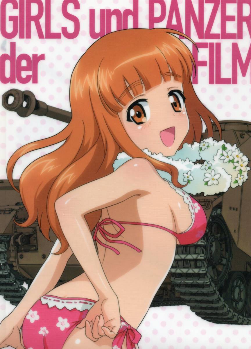 7-4B『ガールズ＆パンツァー』武部 沙織　クリアファイル_画像2