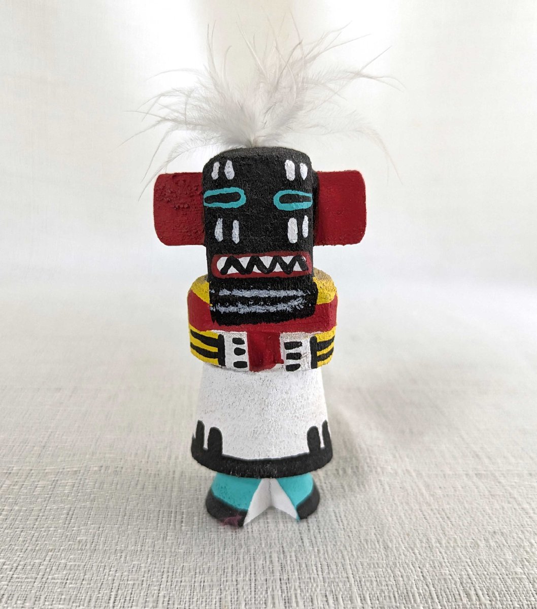 ホピ・カチナ人形 Hopi Kachina Doll/Pooley/Route 66 Style ネイティブ・アメリカン ハンドメイド/インディアン 精霊 カチナドール_画像1