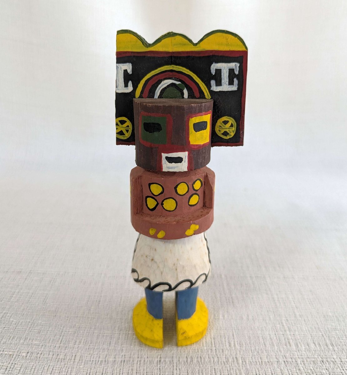 1970年代 カチナドール ホピ族 精霊 ネイティブ・アメリカン/インディアン 手作り ハンドメイド Kachina カチナ人形_画像1